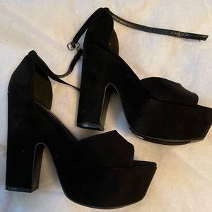 Torrid Black Heels 8W
